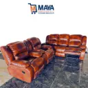 Canape en cuir a chaise inclinable h-26