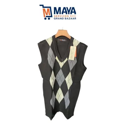 Gilet sans manche losange