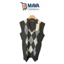 Gilet sans manche losange