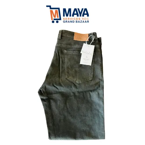 Pantalon noir jeans homme