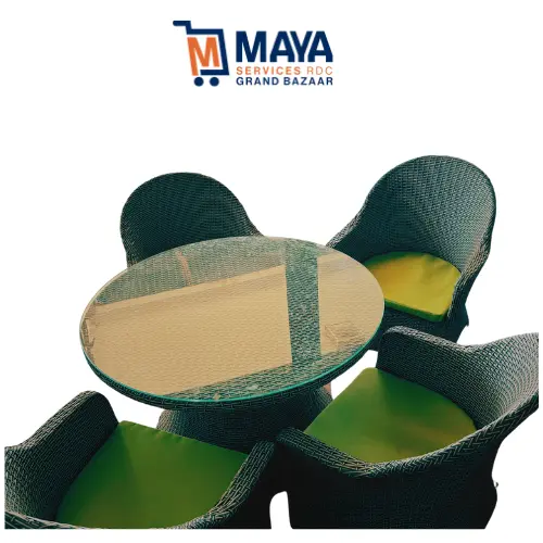 Table de jardin & 4 chaises