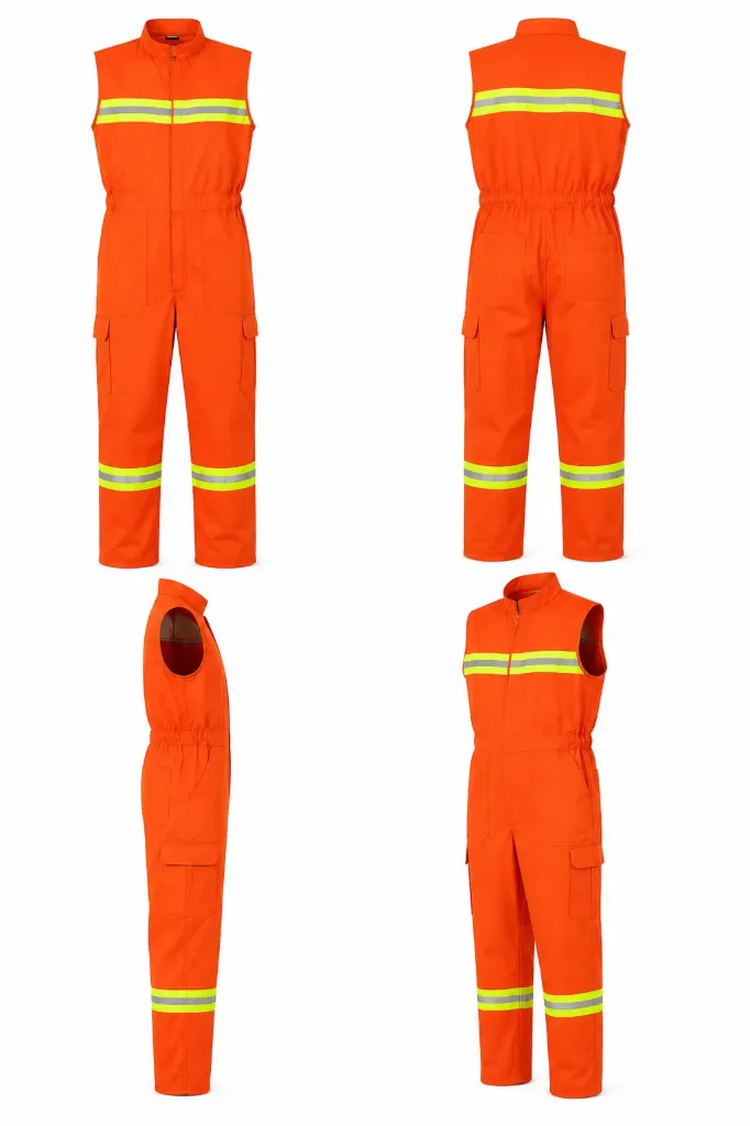 Uniforme de travail sans manches