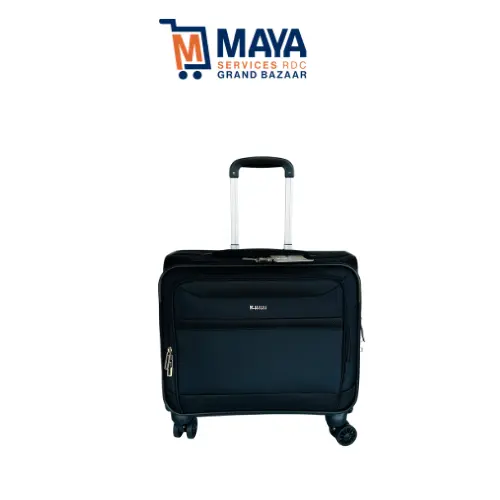 Valise courte noire #6681b# 18"