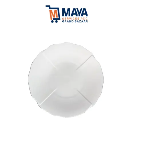 Assiette ronde argent