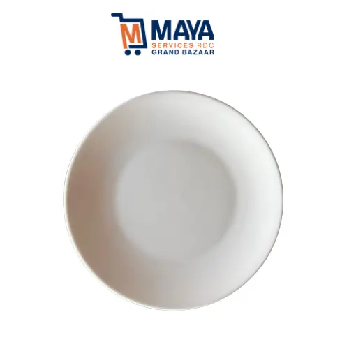Assiette porcelaine ronde 1 (PETIT)