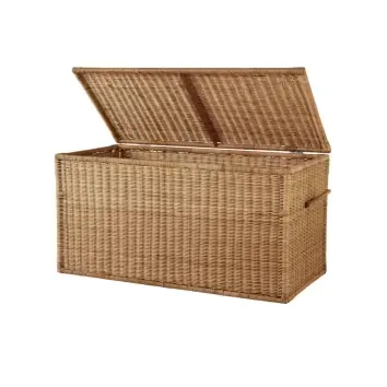 LAVANDOU - Malle en rotin tressé