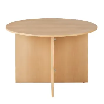 Varuna - Table à manger ronde pliante 6 personnes