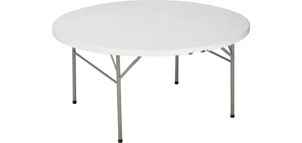 Table en PVC (Ronde) TH-154RZ