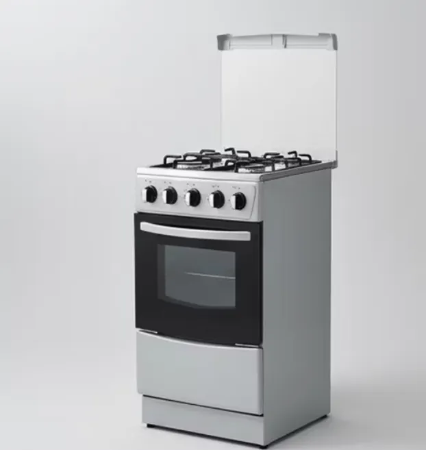 Cuisinière  autonome 4 plaques à gaz + four