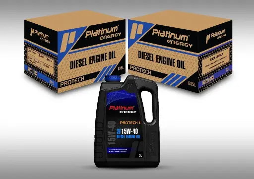 "Platinum Energy" Diesel Engine Oil SAE 15W40 - API CI4/SL (5L)